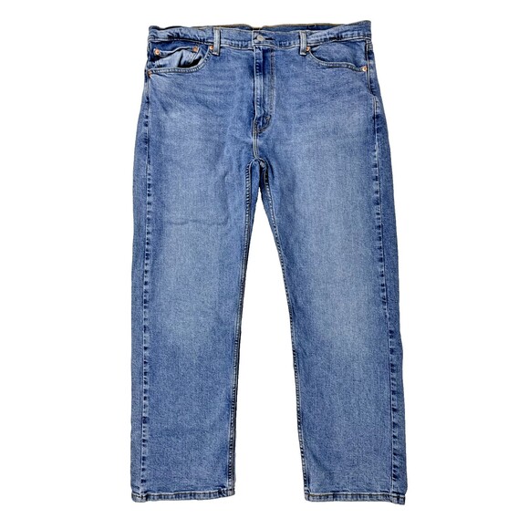 Levi's 505 Straight Leg Regular Fit Medium Wash Jeans Men's Size 40x30 (J3) - Picture 1 of 4